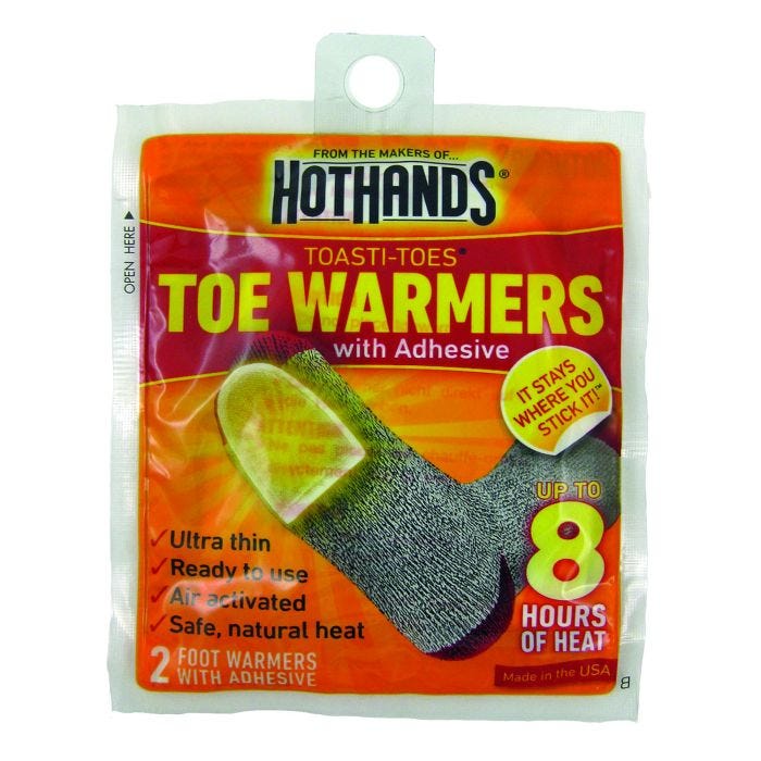 HotHands 4 Pair Toe Warmers With Adhesive Ultra Thin up to 8hrs Heat for sale online 